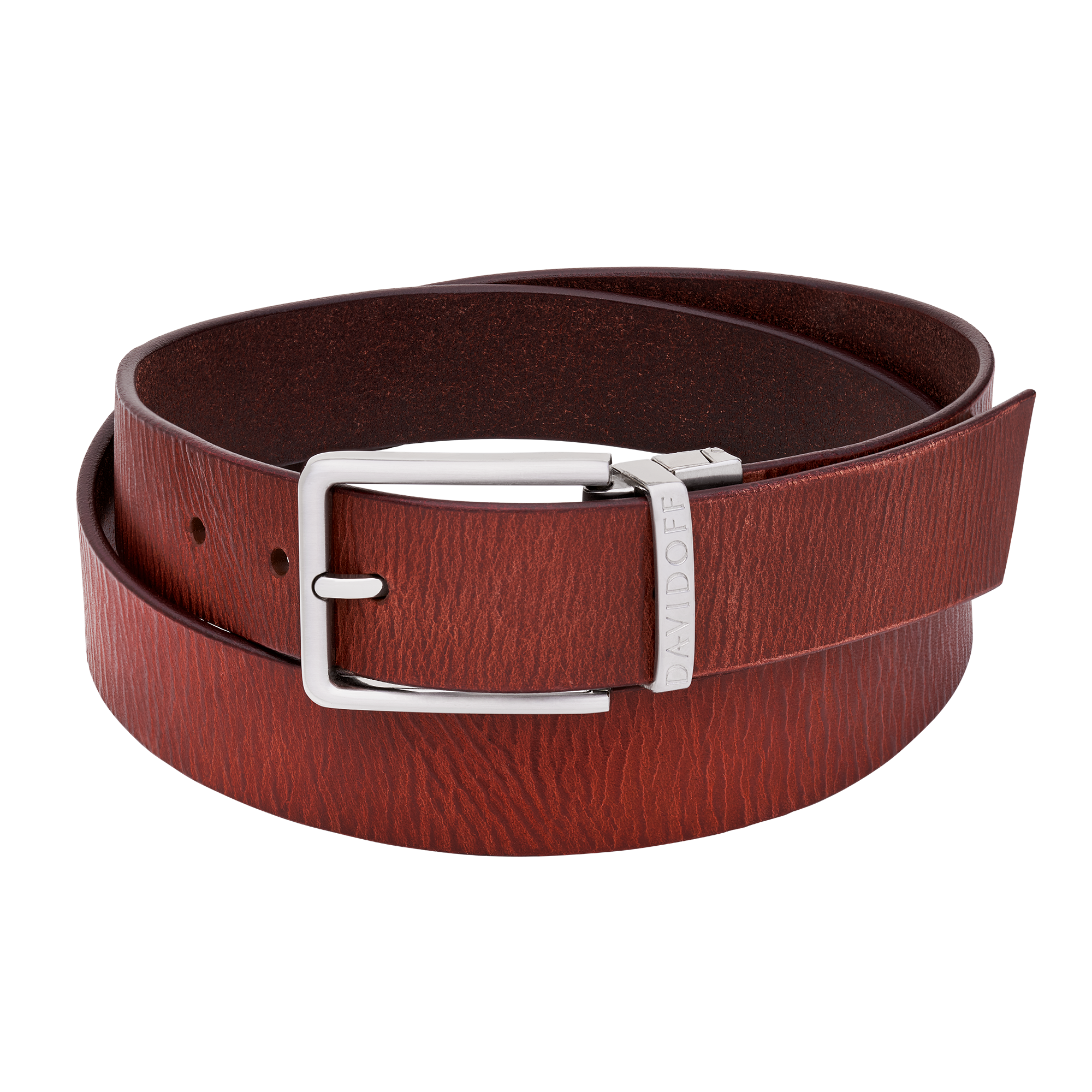 Coffee Vintage Leather Belt, Plus Size Belts