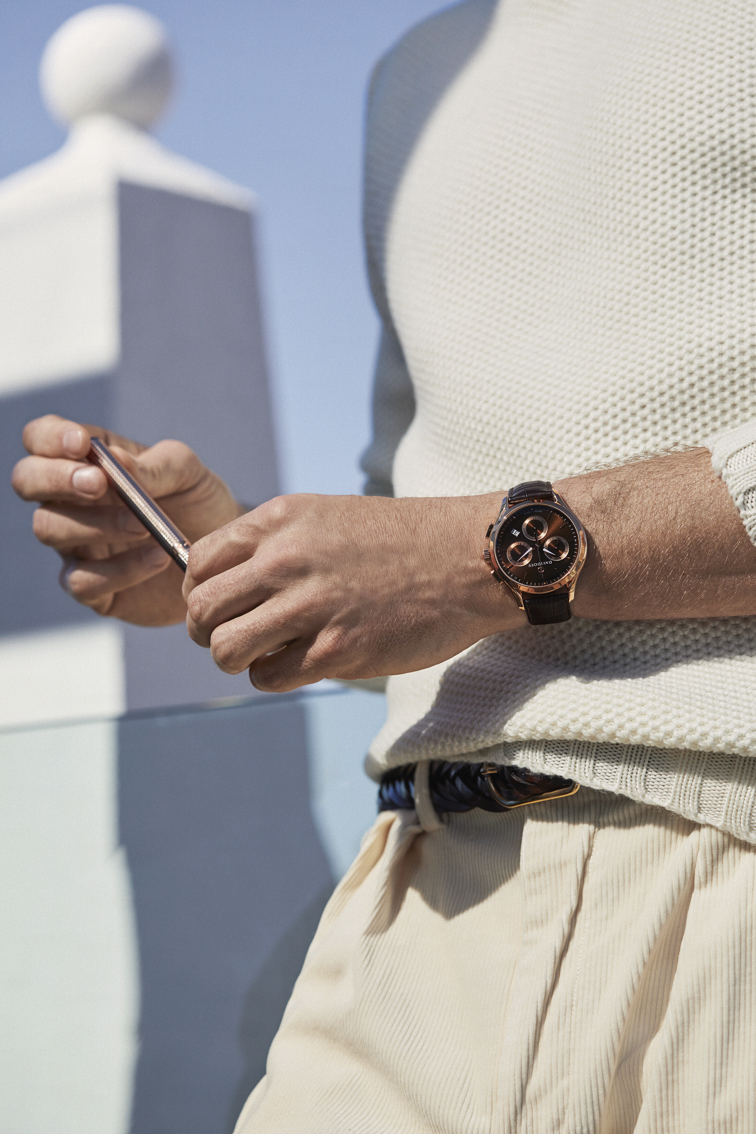 brown watch outfits