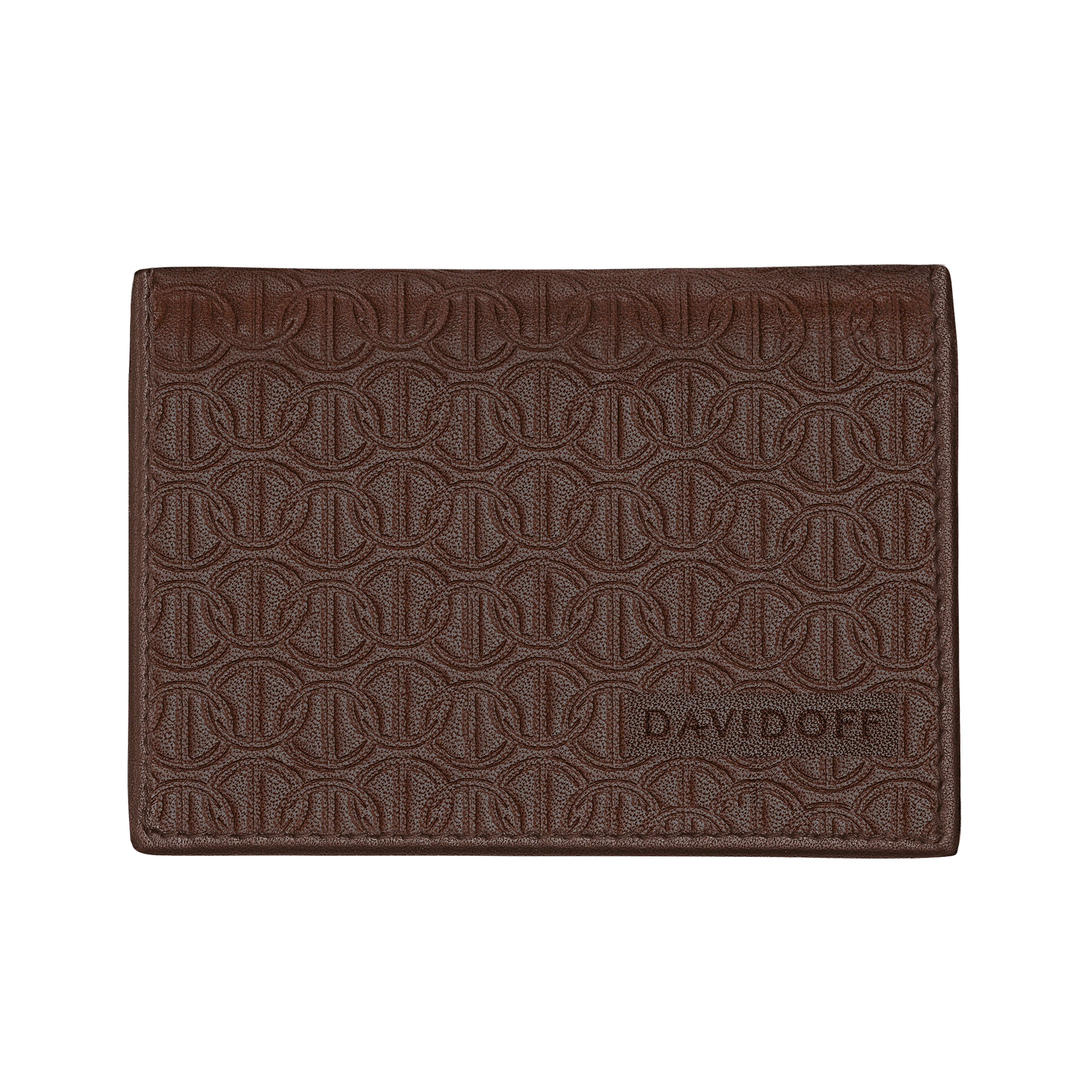 Davidoff Tan Bifold Credit Card Holder, 10231