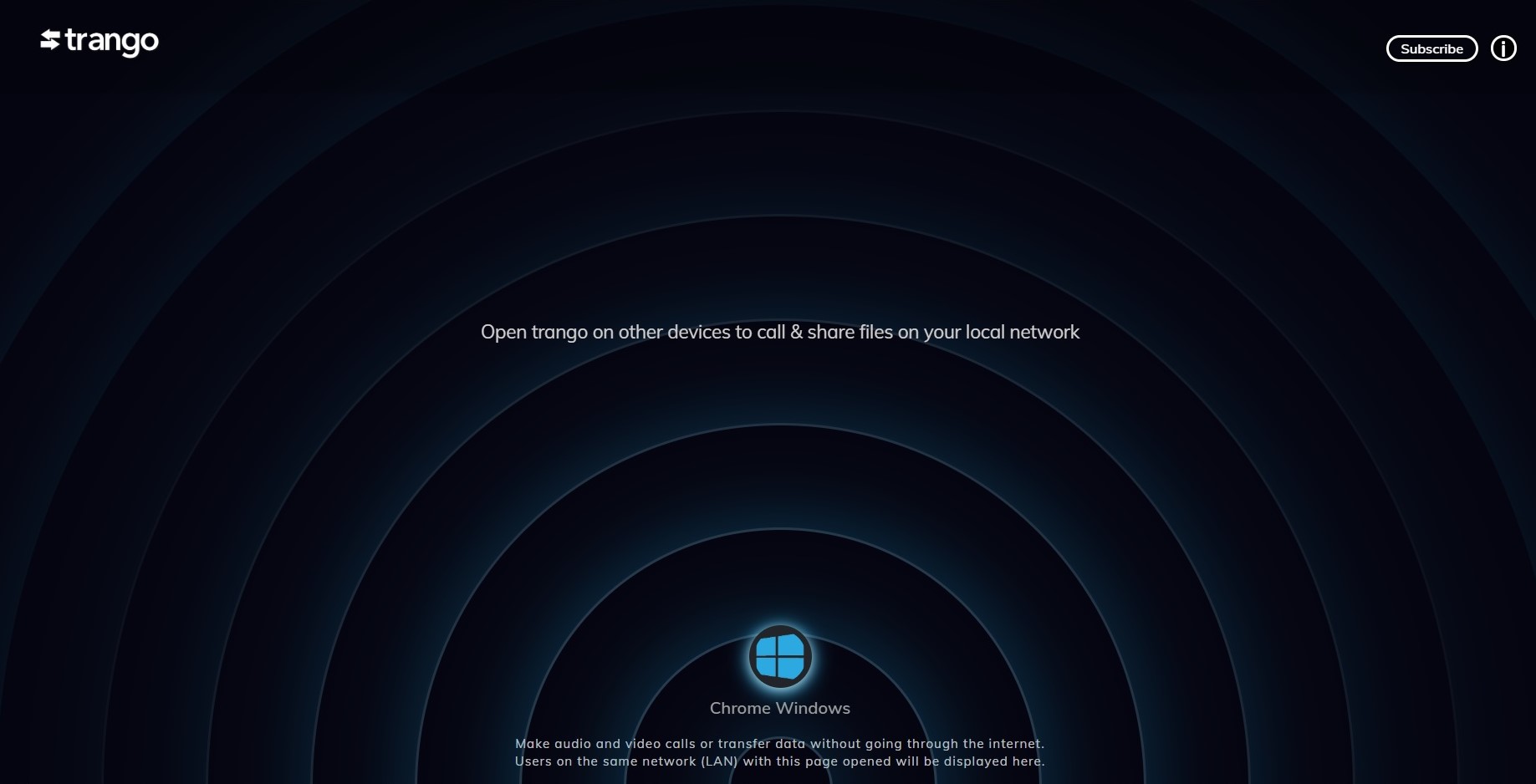 File sharing Platform Trango