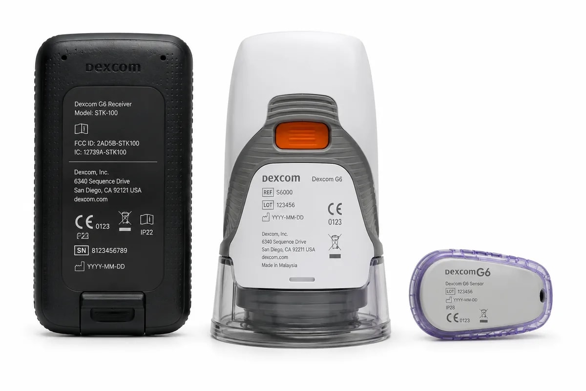 Dexcom G6, back