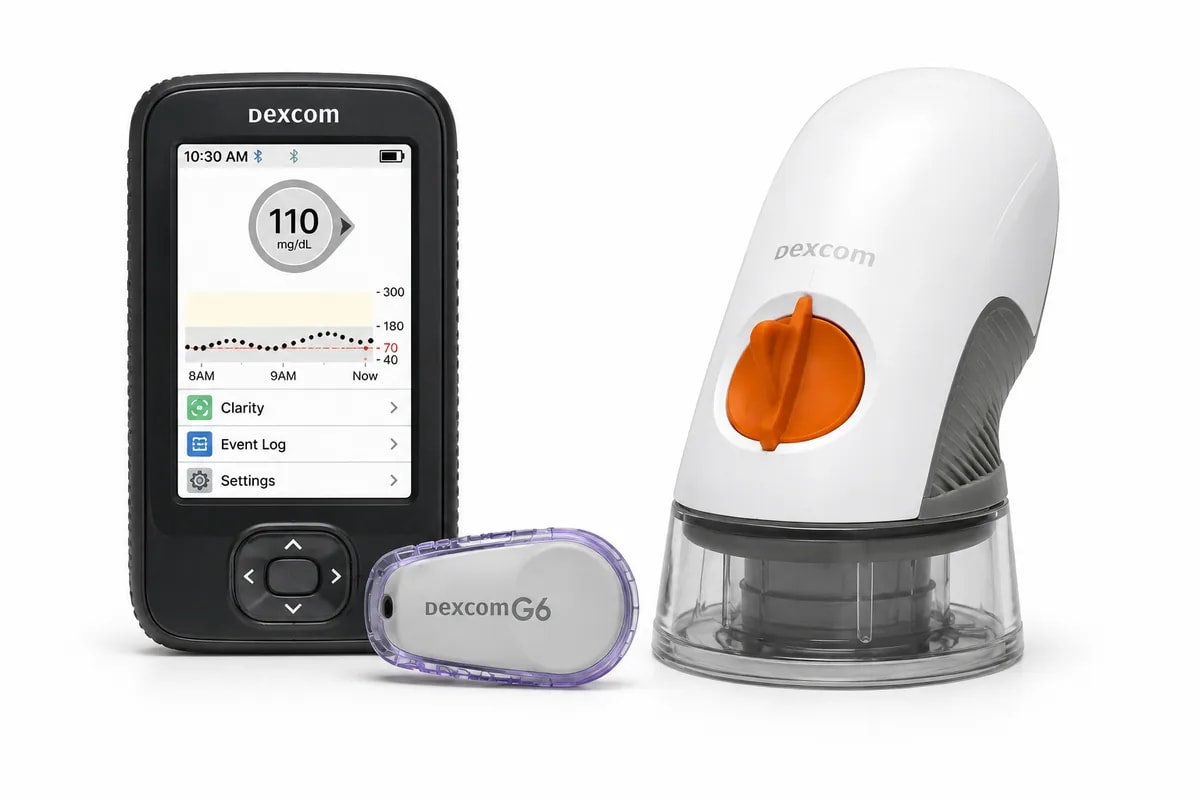 Dexcom G6, front