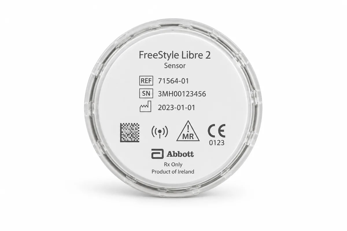 FreeStyle Libre 2 Sensor (Box of 1), back