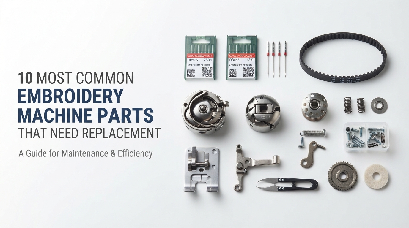 10 Most Common Embroidery Machine Parts That Need Replacement (And When)