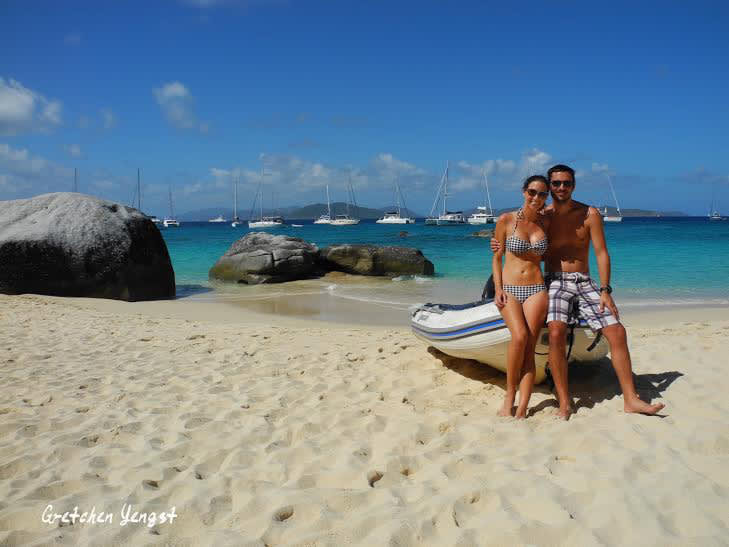 Romantic couple beach sailing holidays sailing blog