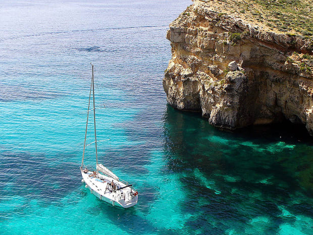 Sailing in Malta