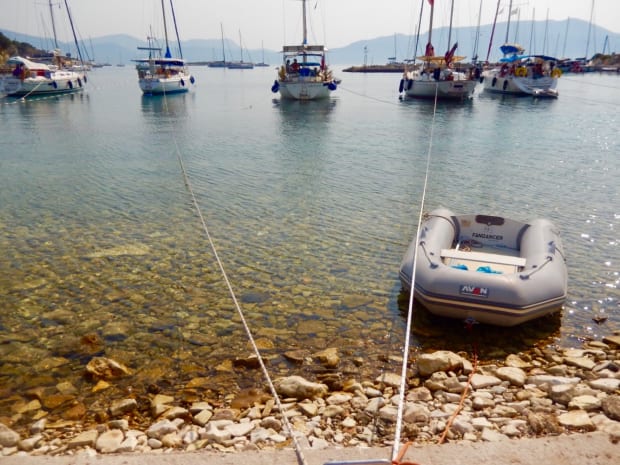 Anchoring with lines