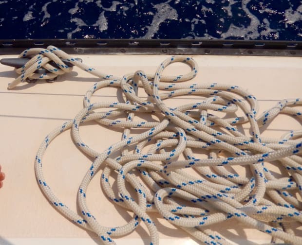 Anchoring with lines