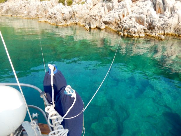 Anchoring with lines