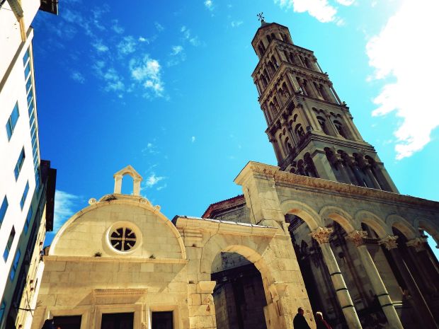 bell tower diocletian's palace split croatia