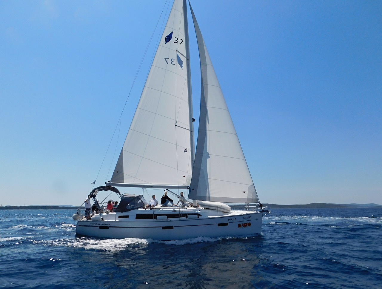 Segeln in Dalmatien.