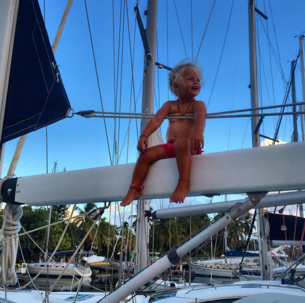 Sailing with a baby