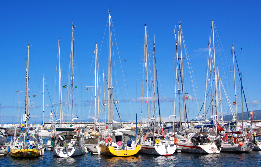 sailing in the azores