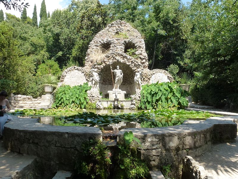 The Trsteno Arboretum Fountain. Game of Thrones Sailing destinations Croatia