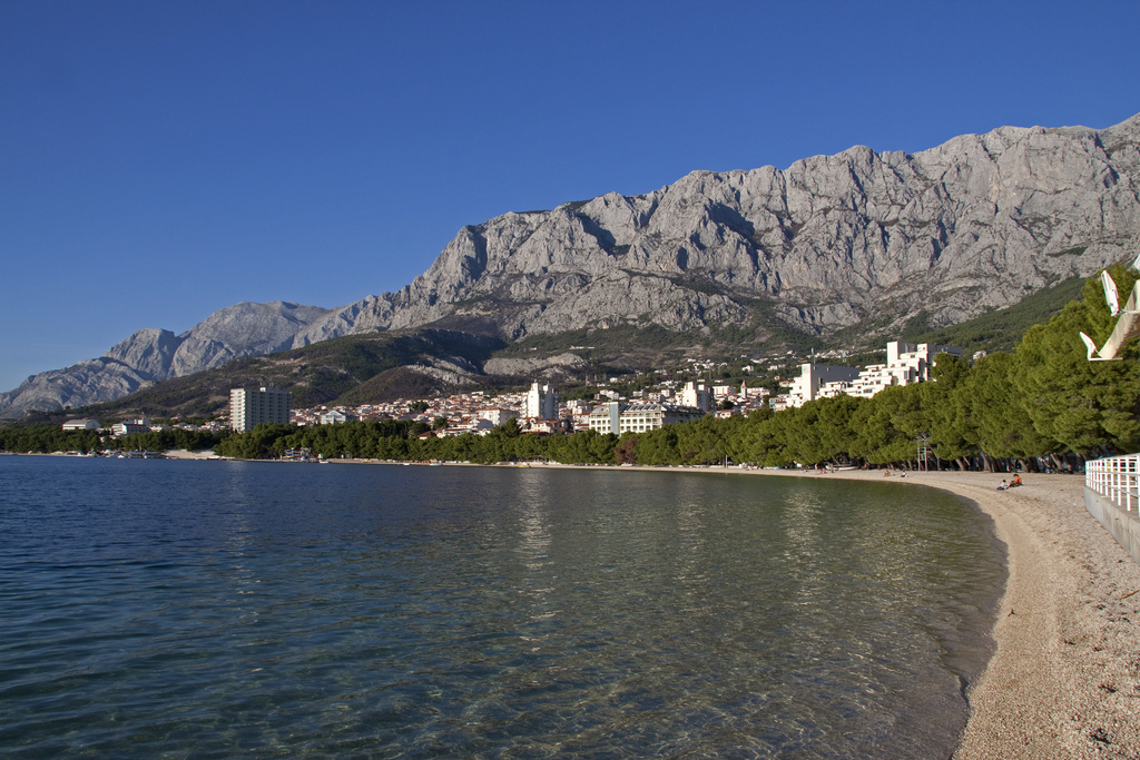 sail to makarska beach in croatia