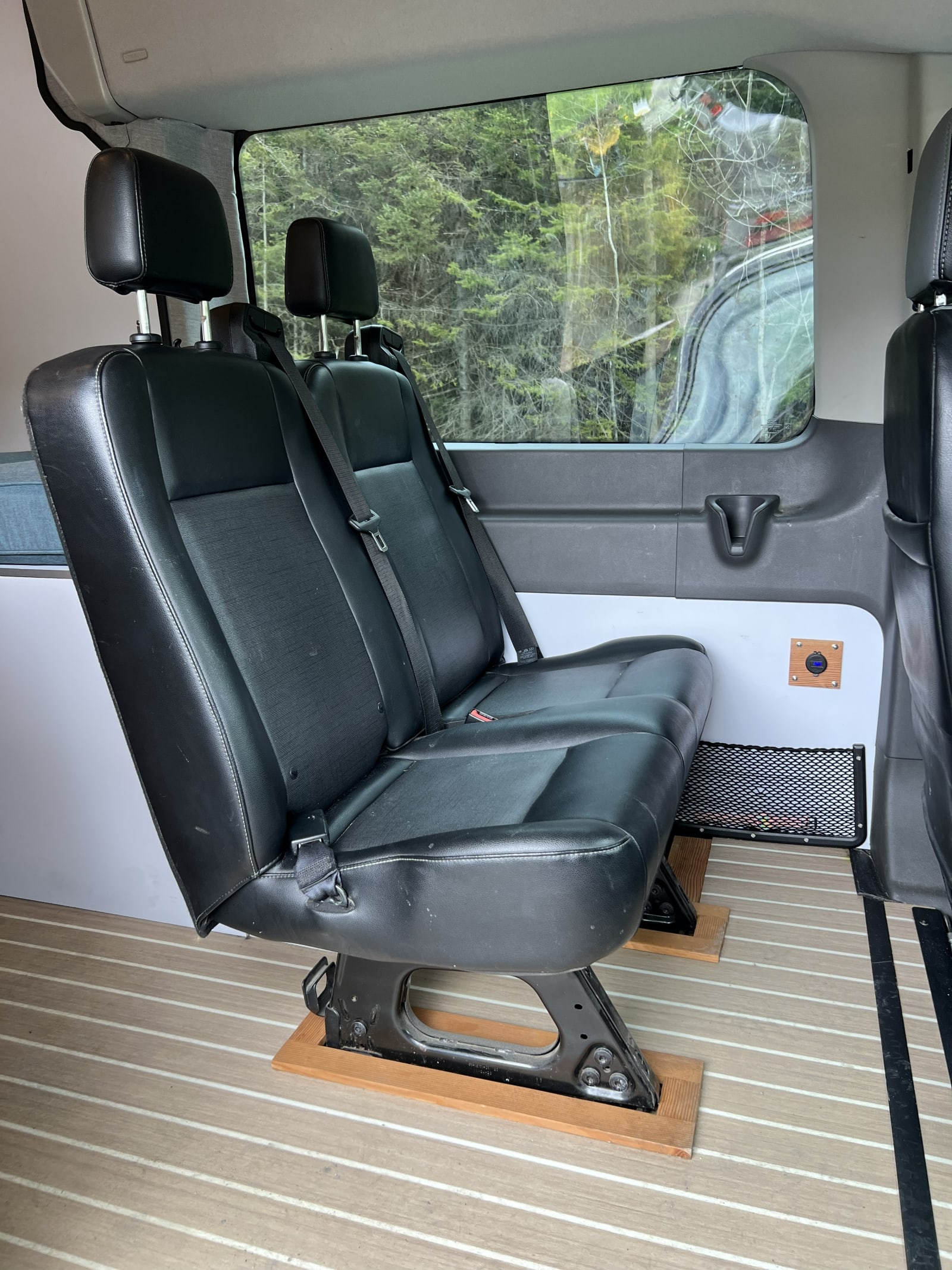 Two extra seats for passengers