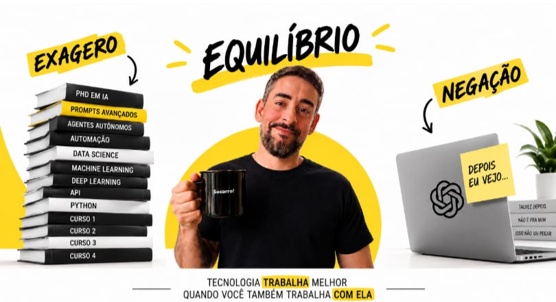 Você Não Precisa Virar Especialista em IA, Mas Precisa Parar de Fingir Que Ela Não Existe