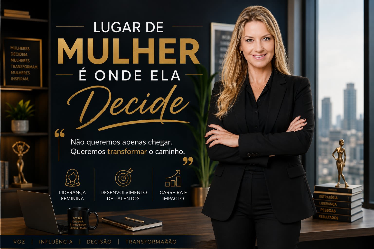 Lugar de Mulher é Onde Ela Decide