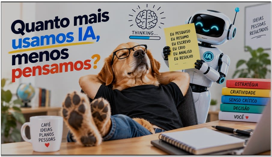 IA: Estamos Ficando Mais Inteligentes ou Apenas Mais Dependentes?