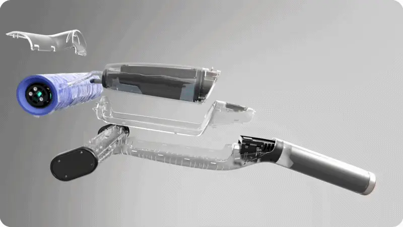 Internal structure of the DIISEA C7 Water-Dust Circulation cleaning system
