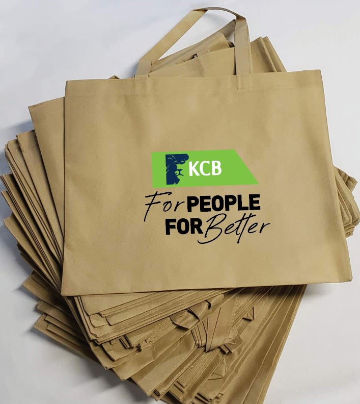 Bags with example printed branding