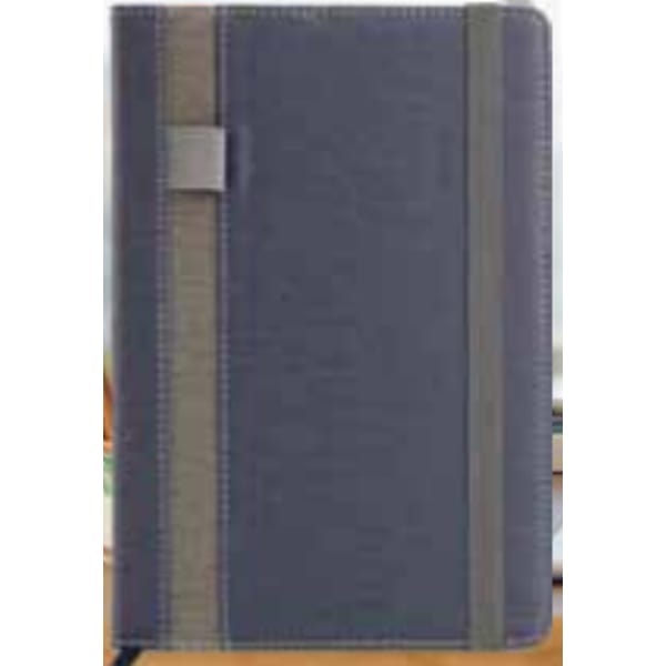 navy fabric notebook