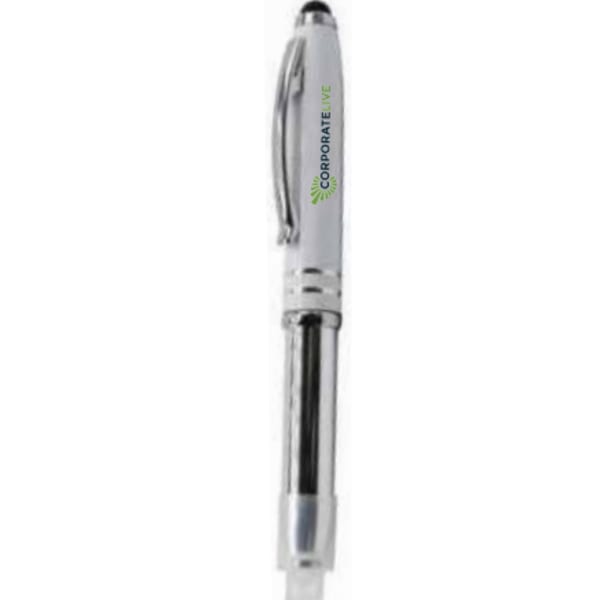 silver ballpoint pen