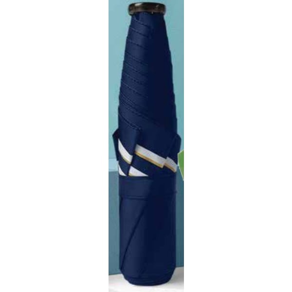 navy folded umbrella