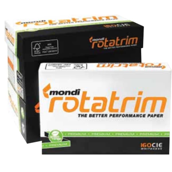 Rotatrim copier paper packs