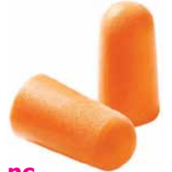 orange foam earplugs