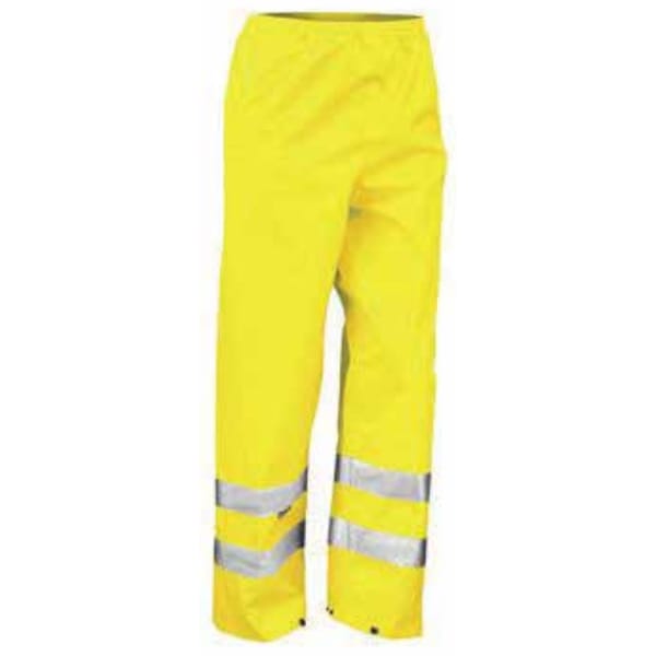 yellow reflective work trousers