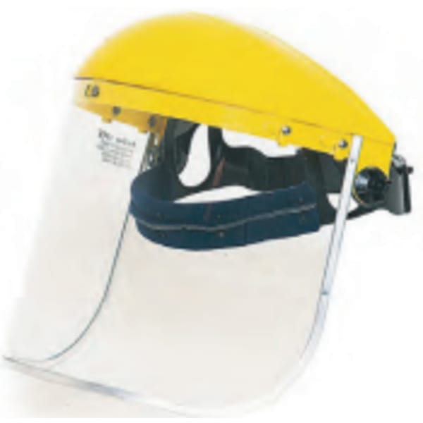 yellow face shield