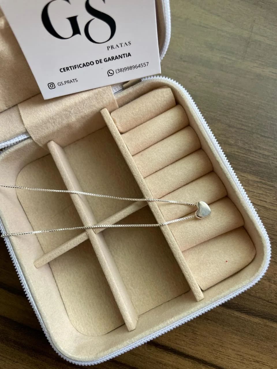 Colar coração