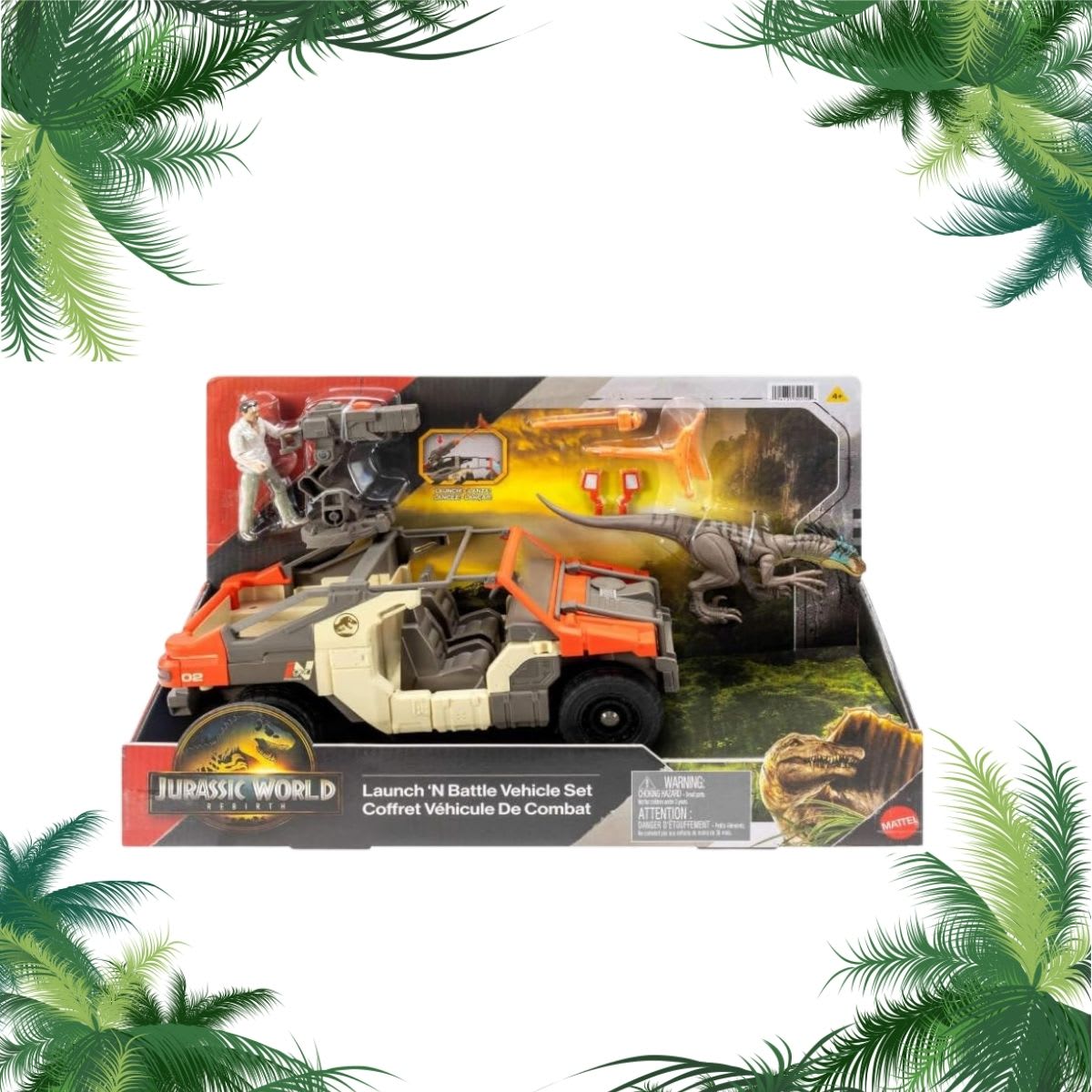 Vehículo Mattel Jurassic World Rebirth