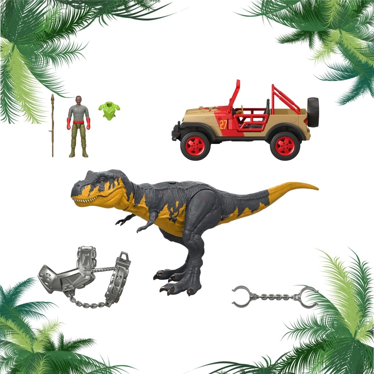 Set T Rex Off-Road Tracker – Jurassic Park '93 Classic