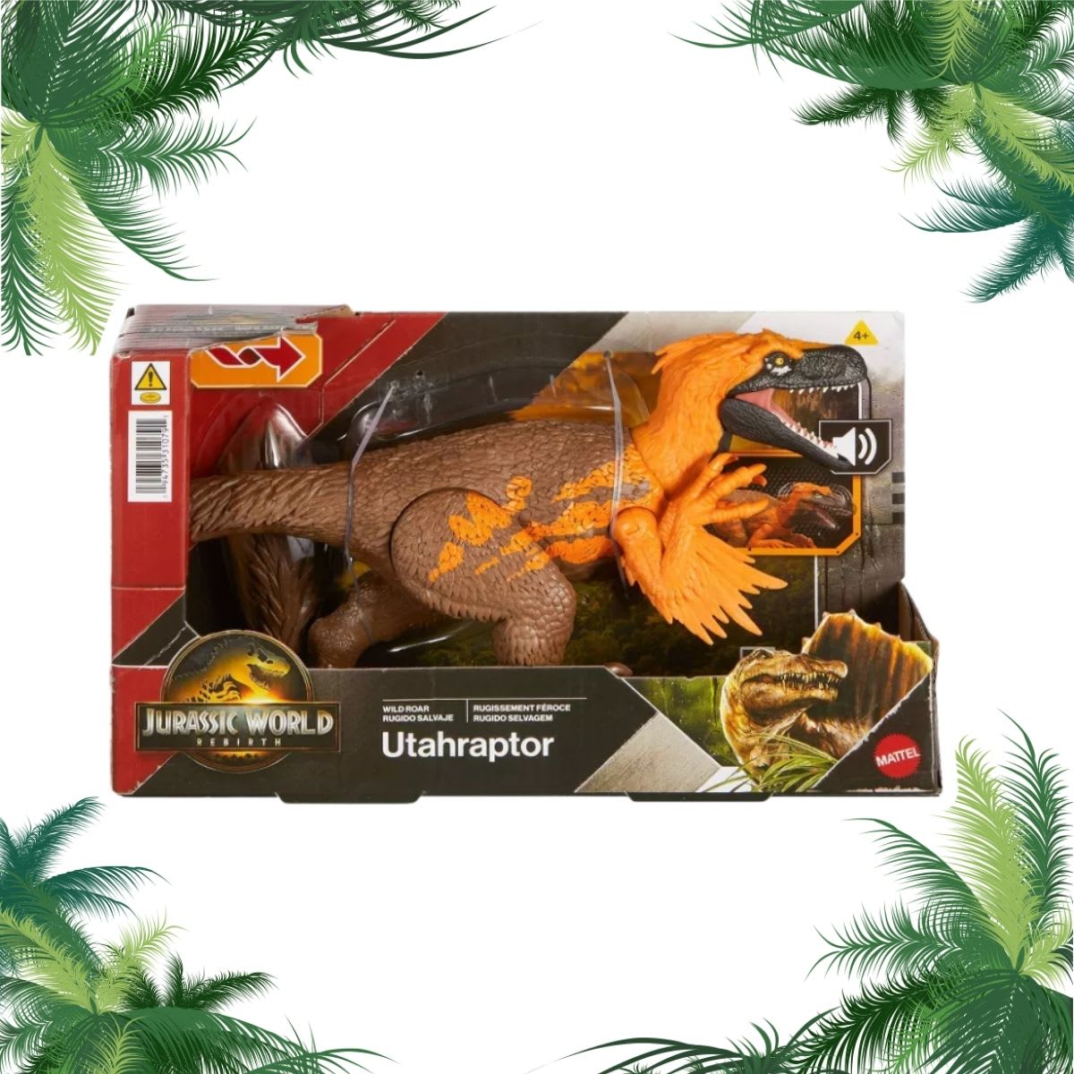 Utahraptor Wild Roar – Jurassic World Rebirth