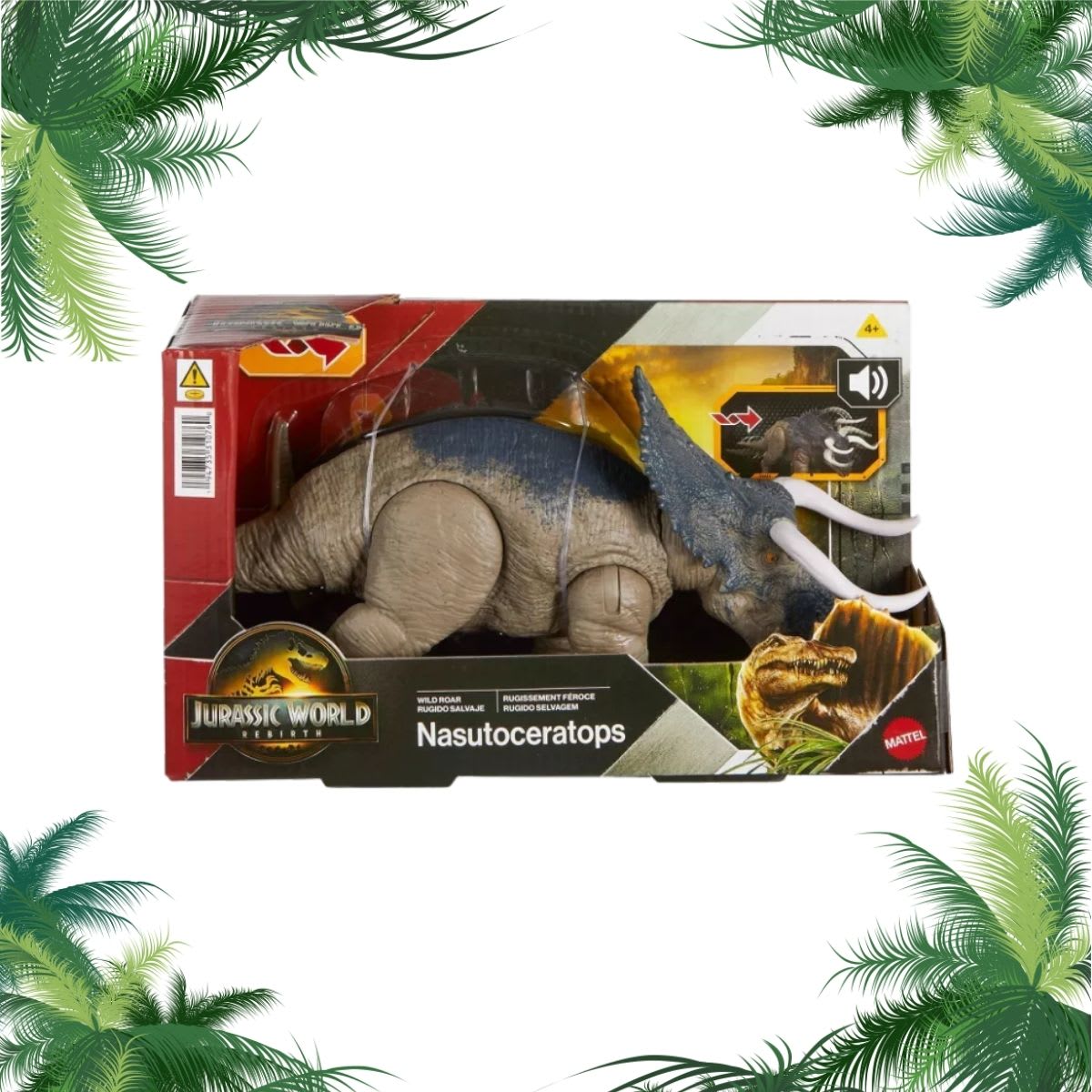 Nasutoceratops Rugido Salvaje – Jurassic World Rebirth