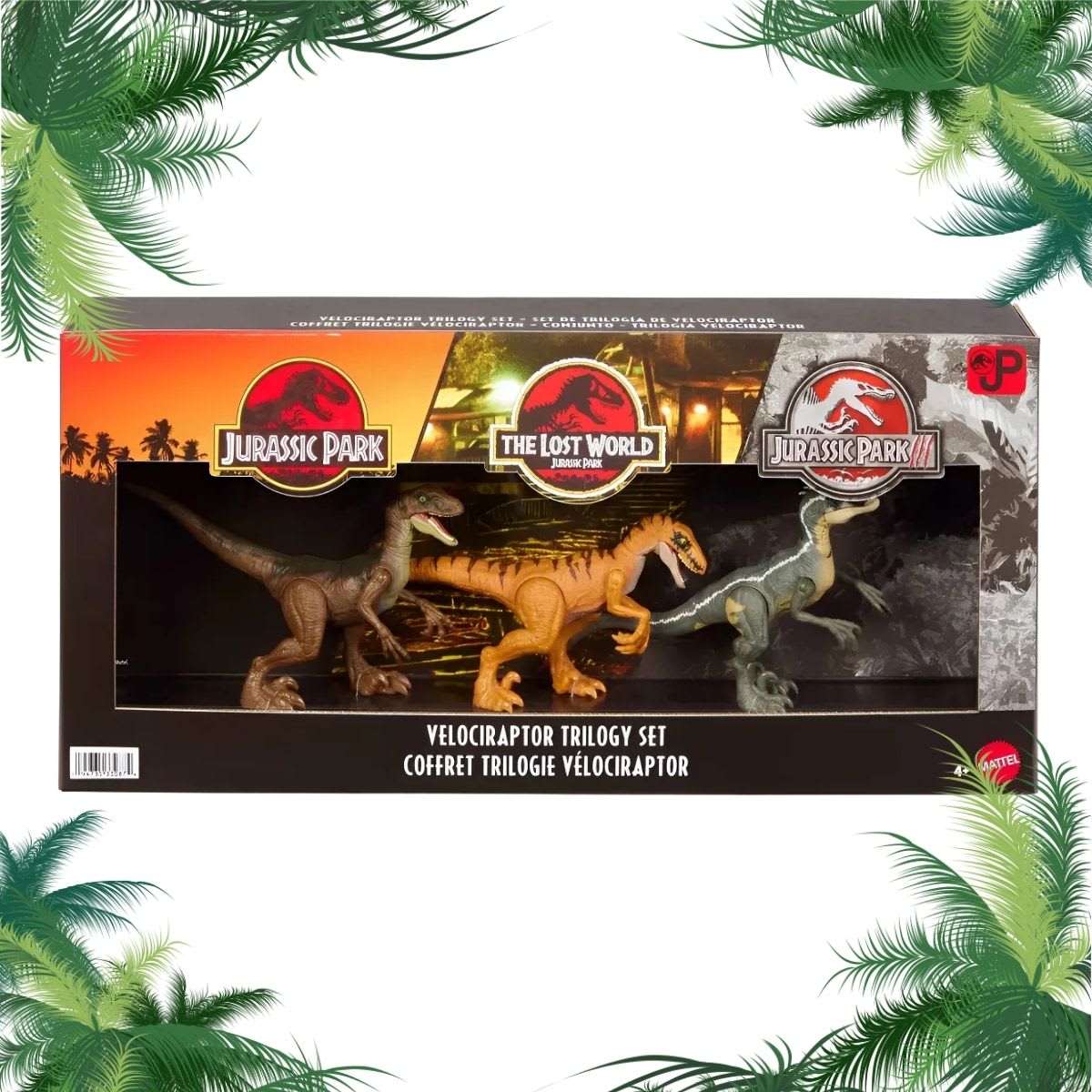 Set Trilogía Velociraptors – Jurassic Park