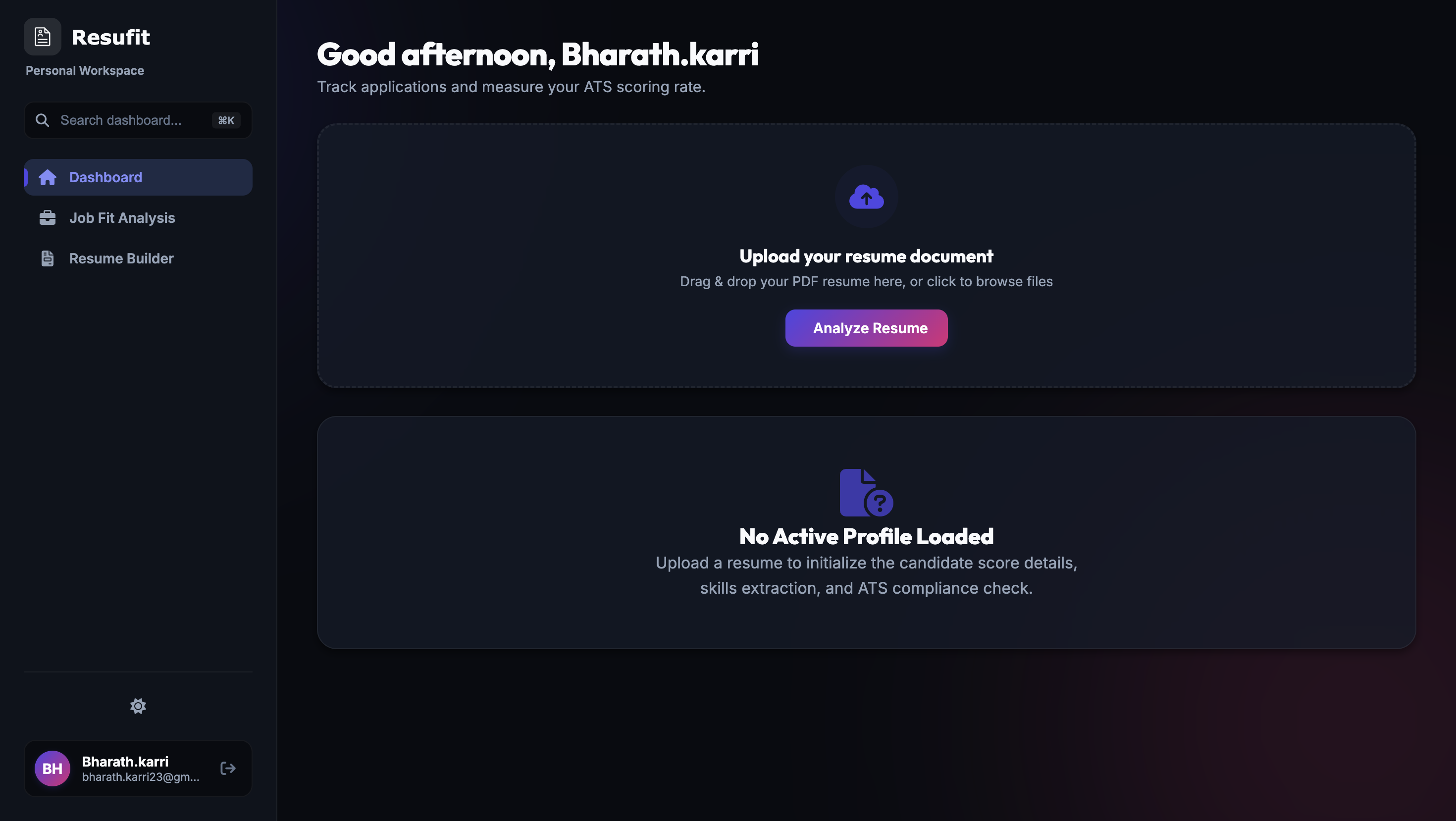 Resufit – AI-Powered Resume Analyzer, Job Fit Analyzer & Resume Builder