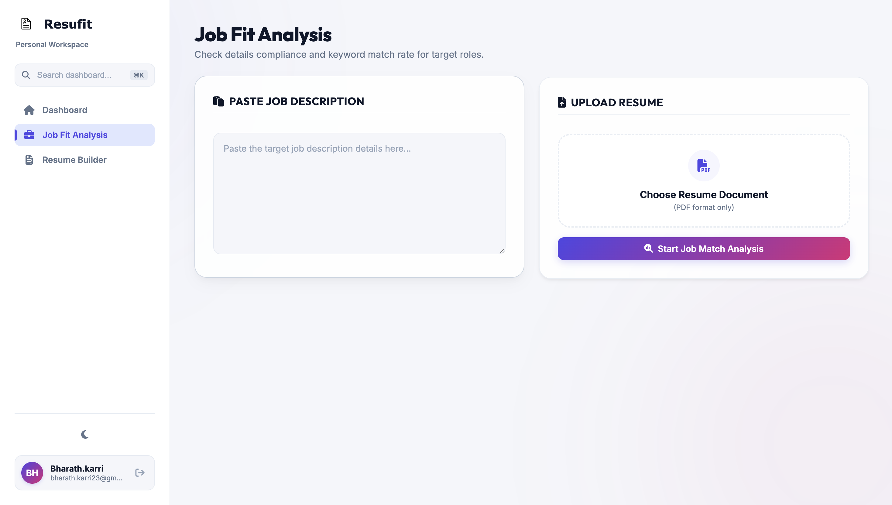 JobFit Analyzer