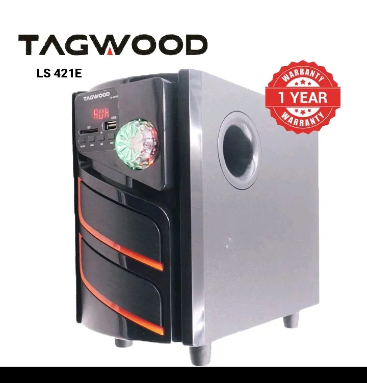 TAGWOOD LS-421E 2.1CH 6000W PMPO WOOFER Home Audio SPEAKER BLUETOOTH/FM/SB/USB Subwoofer Speaker System speaker bass speaker bluetooth