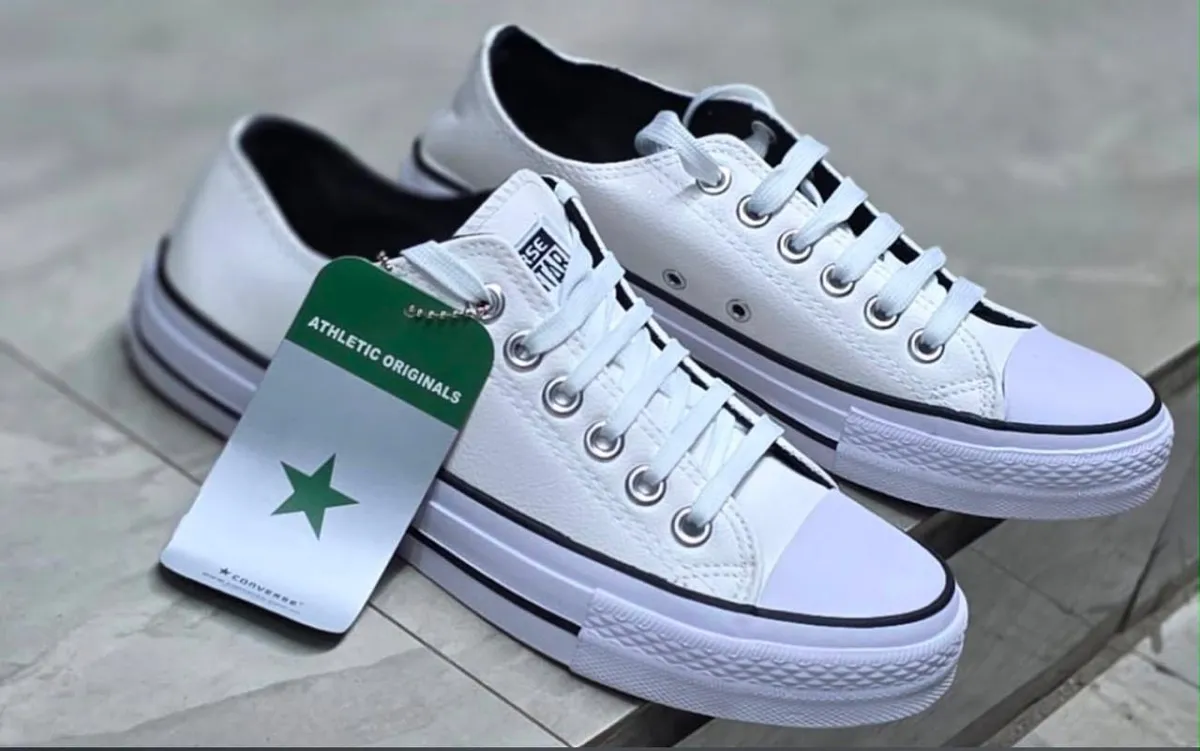 🌹 leather converse, unisex shoes