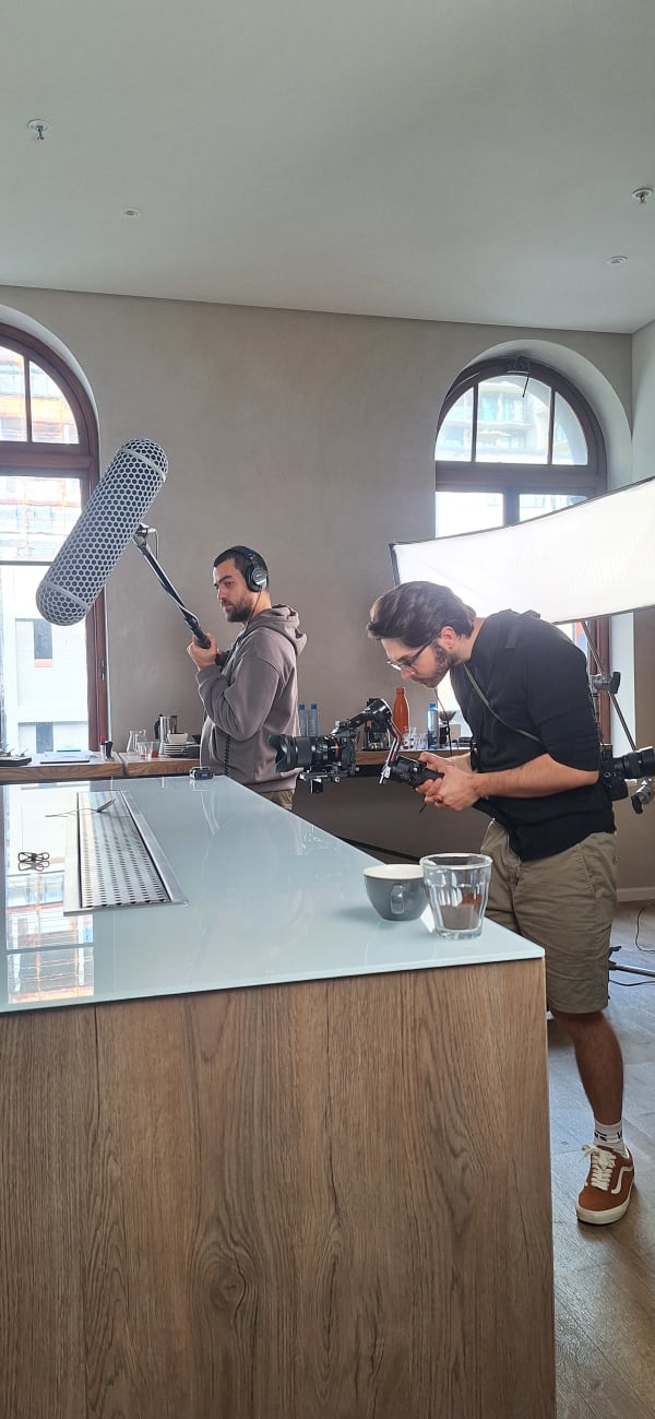 Behind the scenes