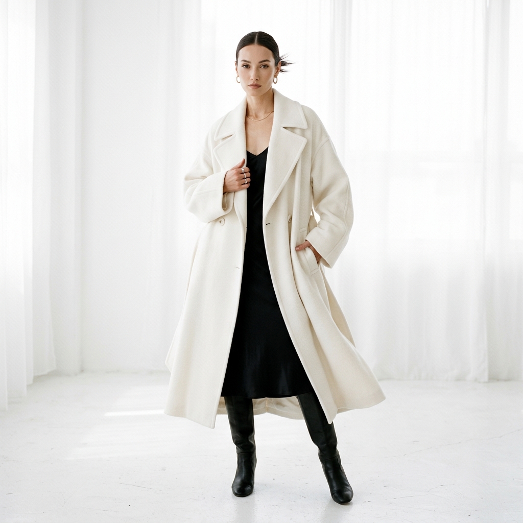 Oversized Cashmere Coat