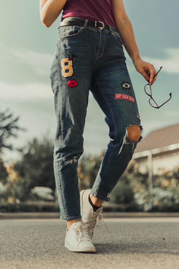 High-Waist Straight Jeans