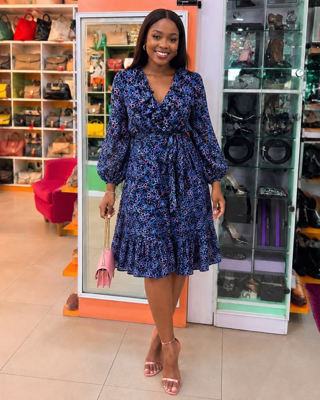 NAISON TARA's Blue Floral Dress