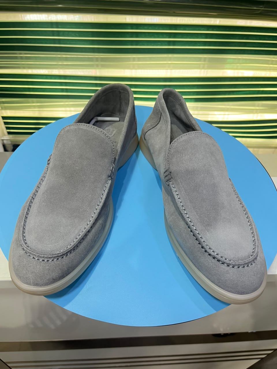 REFREDINADO's Grey Suede Loafers