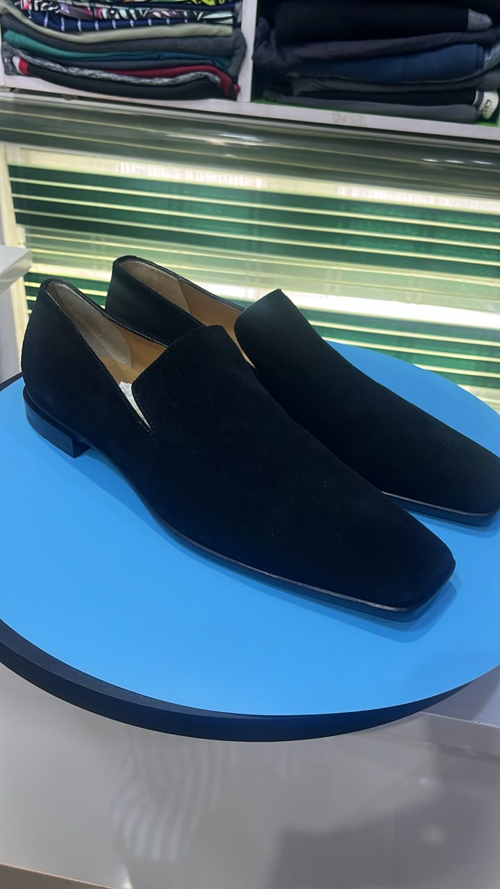 PACIOTTI's Black Suede Loafers