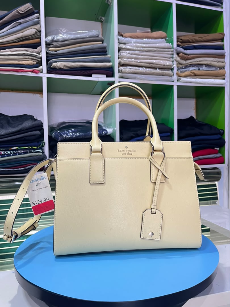 KATE SPADE's Cream Leather Bag
