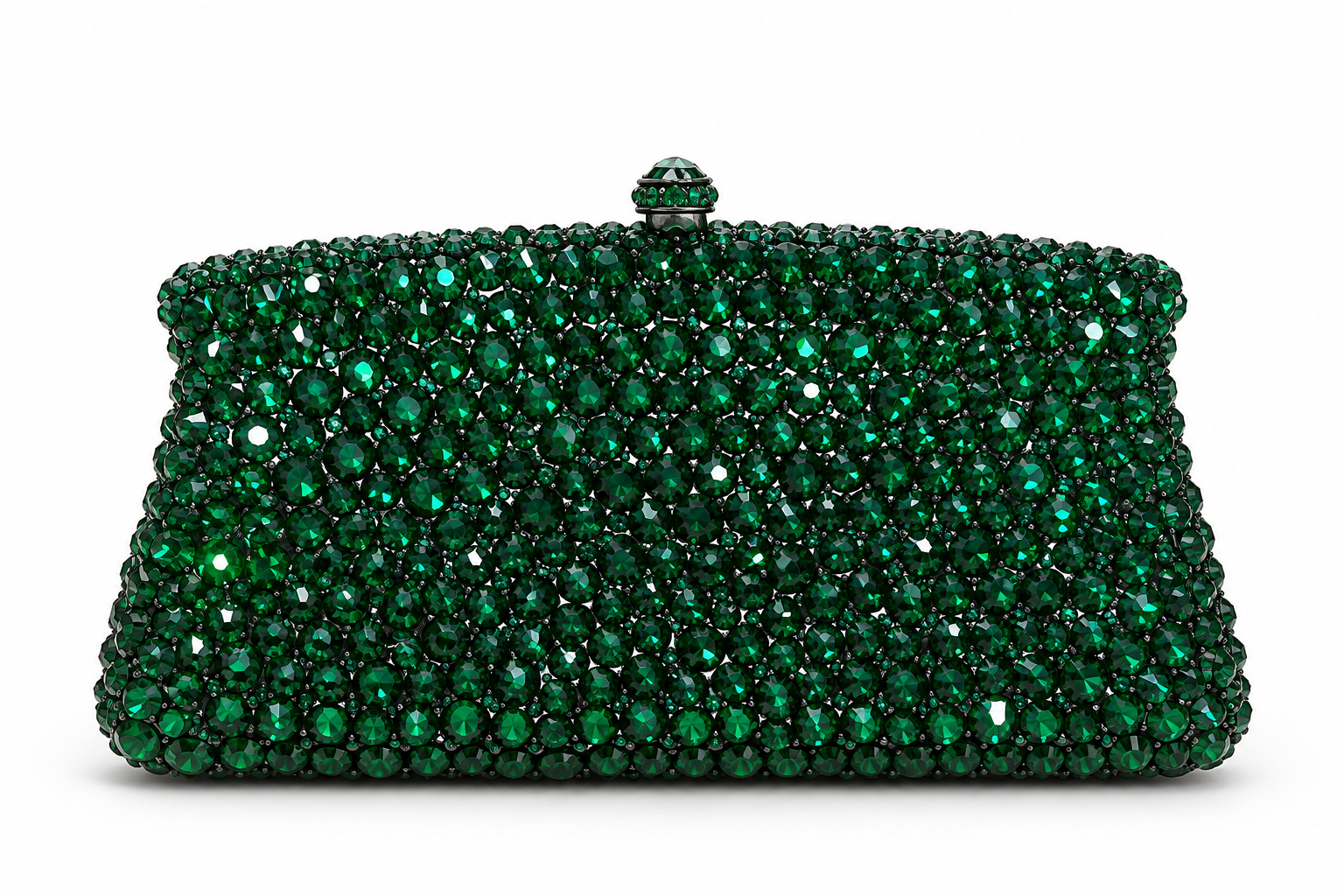 Women's Emerald Green Clutch Bag
